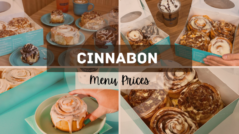 Cinnabon Menu Singapore Prices
