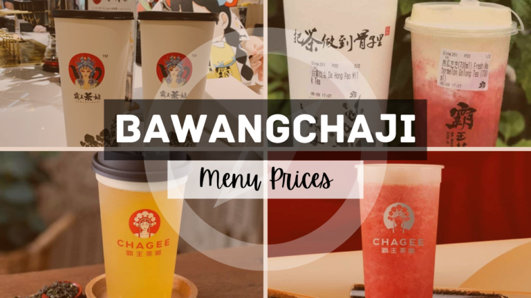 Bawangchaji Menu Singapore Updated Prices