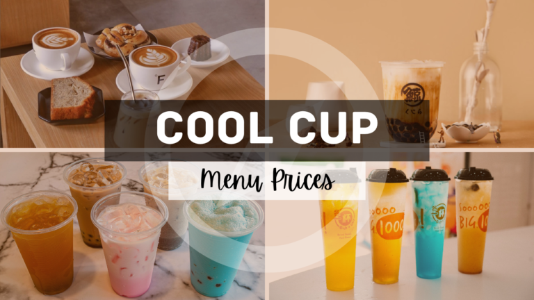 Cool Cup Menu Singapore Updated Prices