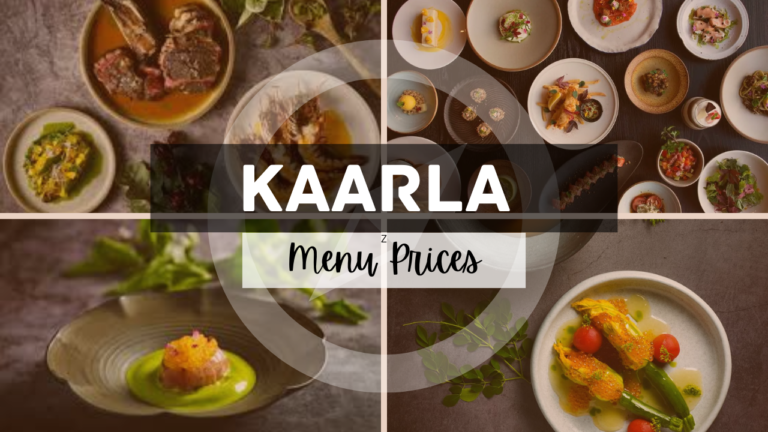 Kaarla Menu Singapore Updated Prices