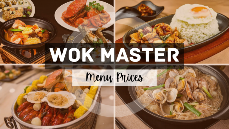 Wok Master Menu Singapore Updated Prices