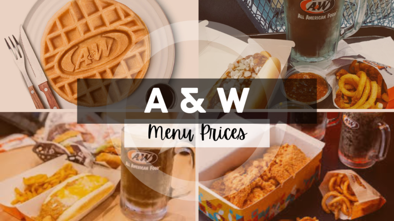 A & W Singapore Menu