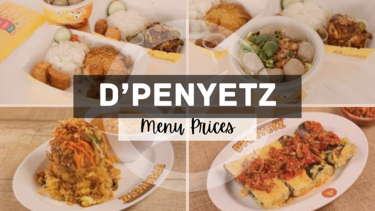 D’penyetz Singapore Menu