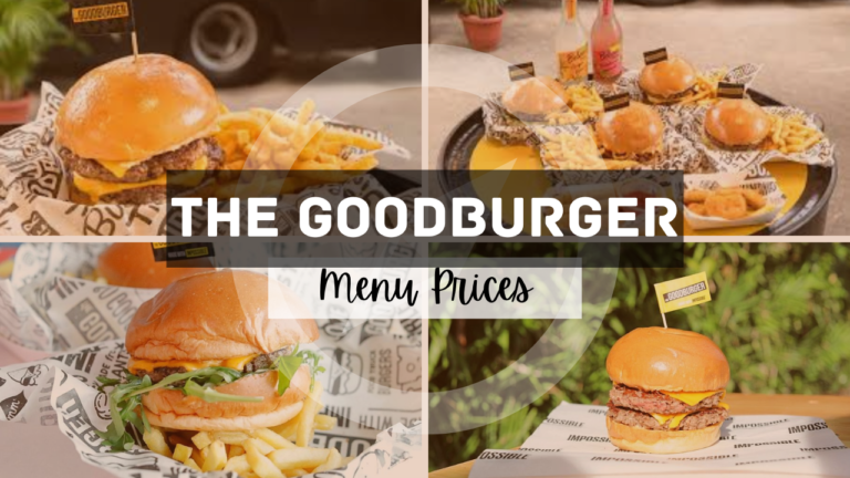The Goodburger Singapore Menu