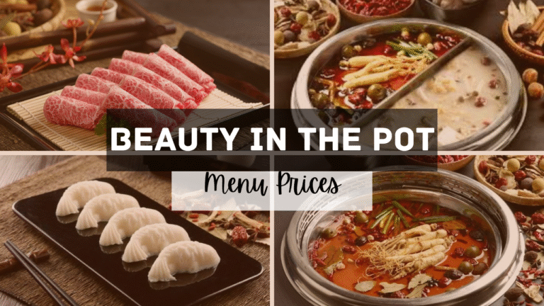 Beauty in The Pot Singapore Menu Prices